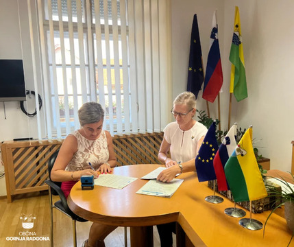 Fekalna kanalizacija - podpis pogodbe, Lomanoše - Podgrad 1